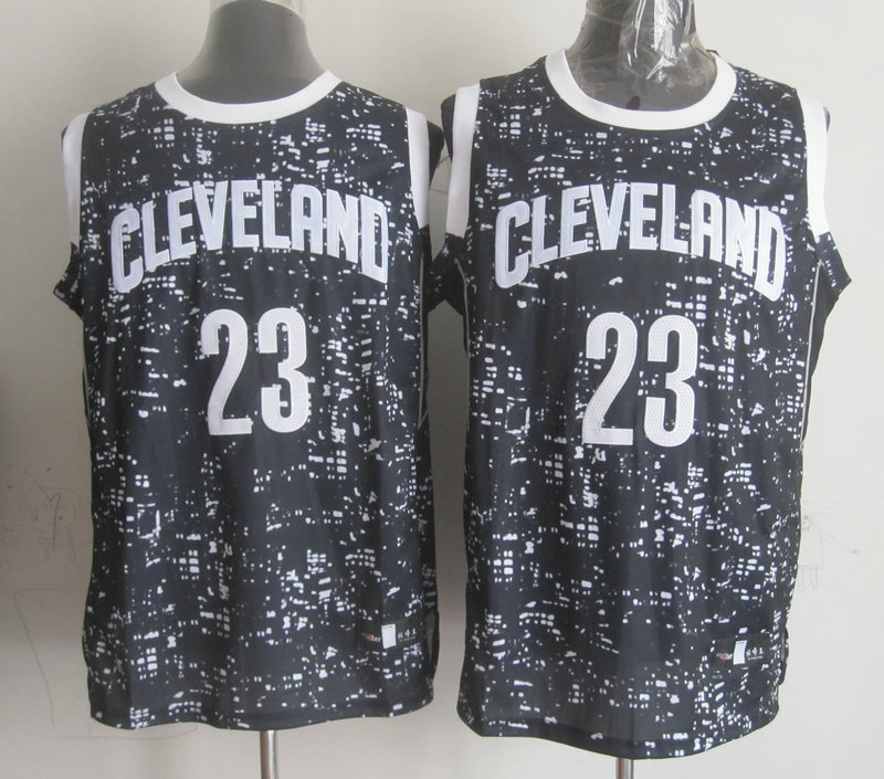 NBA Cleveland Cavaliers #23 james Black National Flag Star Jersey->cleveland cavaliers->NBA Jersey